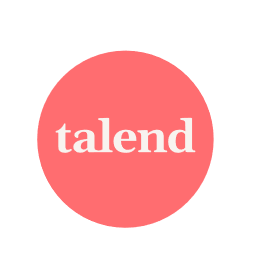 Talend logo on red circle