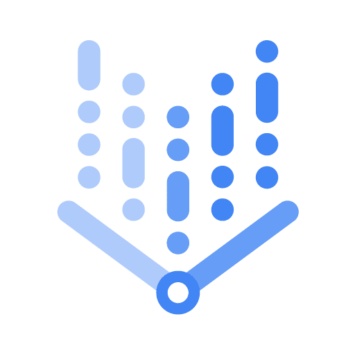 AI platform data visualization icon