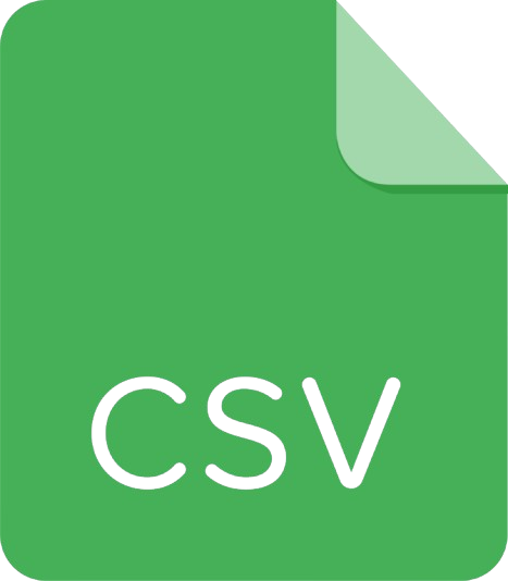 CSV file icon