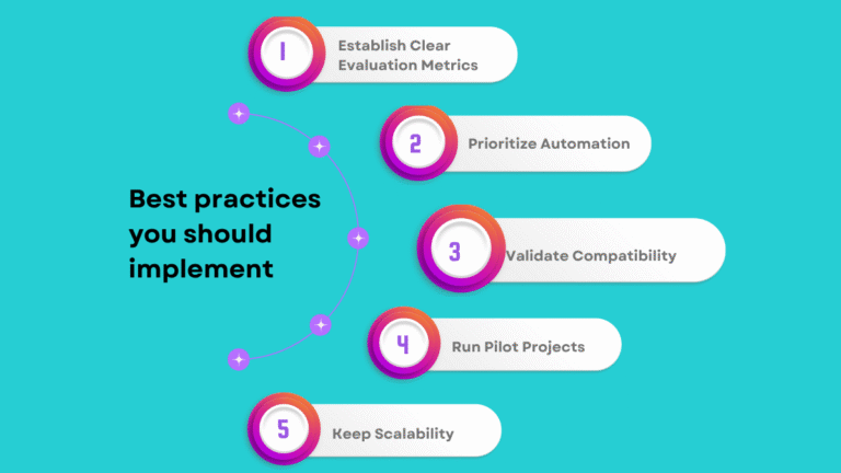 best practices for evaluate the data integration