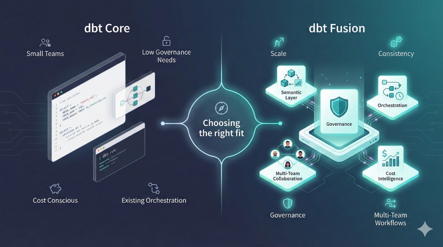 dbt Fusion vs dbt Core: When Should You Use Each?