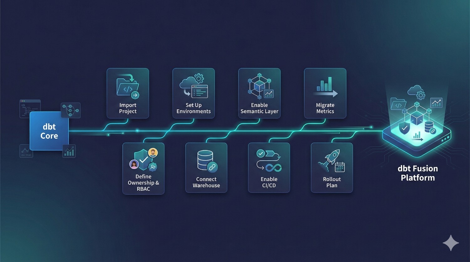 Migration Guide: dbt Core → dbt Fusion (High-Level)